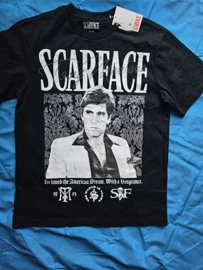 Scarface Black Graphic Short-Sleeve Tee